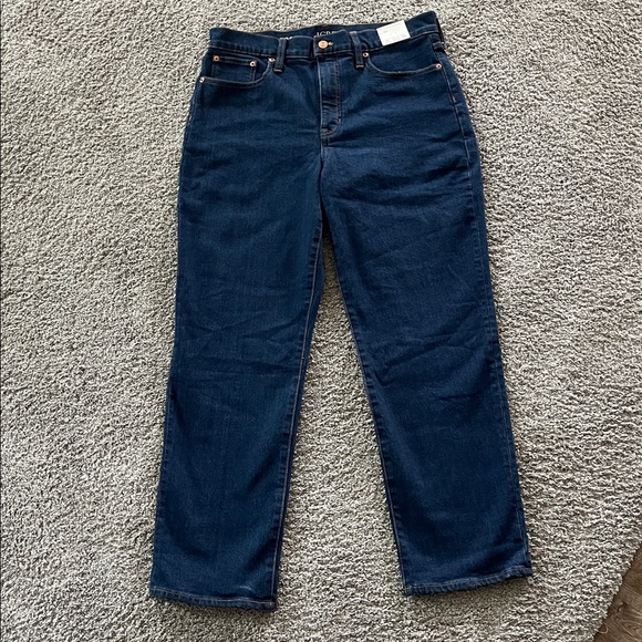 NWT! J. Crew 90s Classic Straight Leg Jeans sz30 in dark wash - Picture 2 of 14